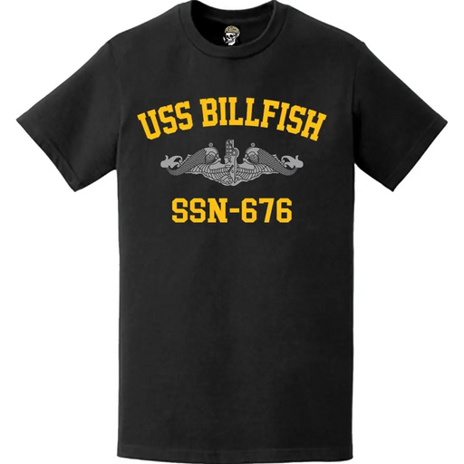USS Billfish (SSN-676) Submarine T-Shirt Tactically Acquired   