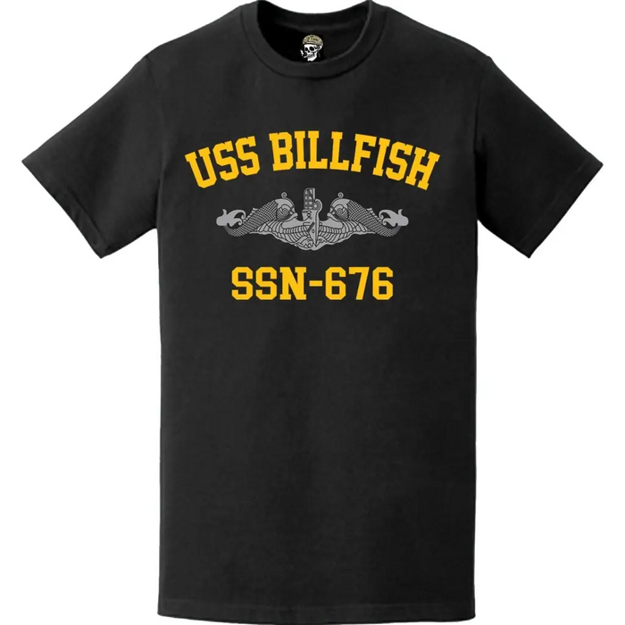 USS Billfish (SSN-676) Submarine T-Shirt Tactically Acquired   