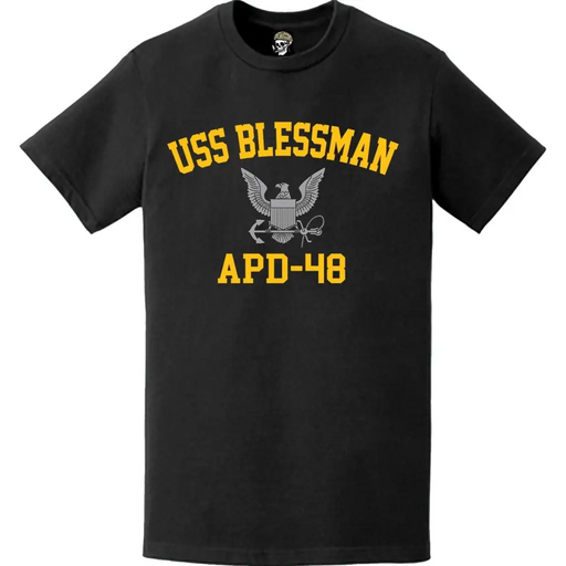 USS Blessman (APD-48) T-Shirt Tactically Acquired   