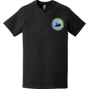 USS Bluegill (SS-242) Submarine Left Chest Logo Emblem T-Shirt Tactically Acquired   