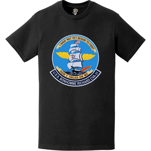 USS Bon Homme Richard (CVA-31) Logo T-Shirt Tactically Acquired   