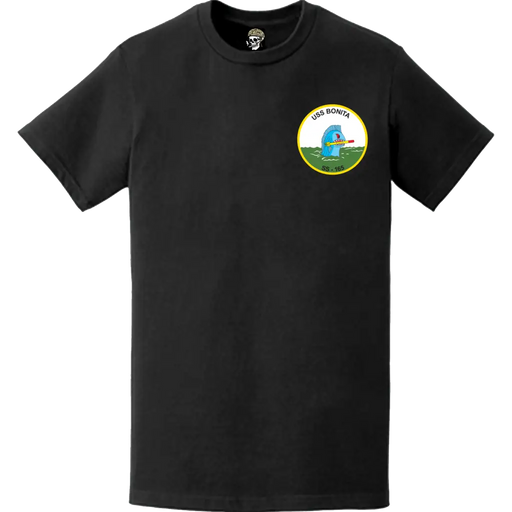 USS Bonita (SS-165) Submarine Left Chest Logo Emblem T-Shirt Tactically Acquired   