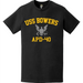 USS Bowers (APD-40) T-Shirt Tactically Acquired   