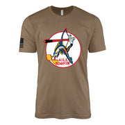 USS Bowfin (SS-287) Balao-Class Submarine T-Shirt - Woodland Brown