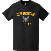 USS Briscoe (DD-977) Commemorative Logo Veteran T-Shirt Tactically Acquired   