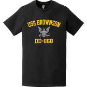 USS Brownson (DD-868) Commemorative Logo Veteran T-Shirt Tactically Acquired   