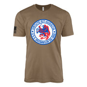 USS Brownson (DD-868) Gearing-Class Destroyer T-Shirt - Woodland Brown