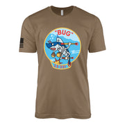 USS Bug (SS-337) Balao-Class Submarine T-Shirt - Woodland Brown