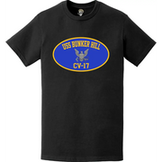 USS Bunker Hill (CV-17) Aircraft Carrier T-Shirt Tactically Acquired   