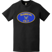USS Bunker Hill (CVA-17) Aircraft Carrier T-Shirt Tactically Acquired   
