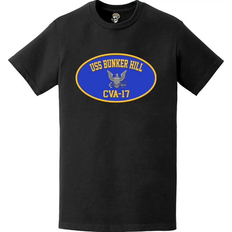 USS Bunker Hill (CVA-17) Aircraft Carrier T-Shirt