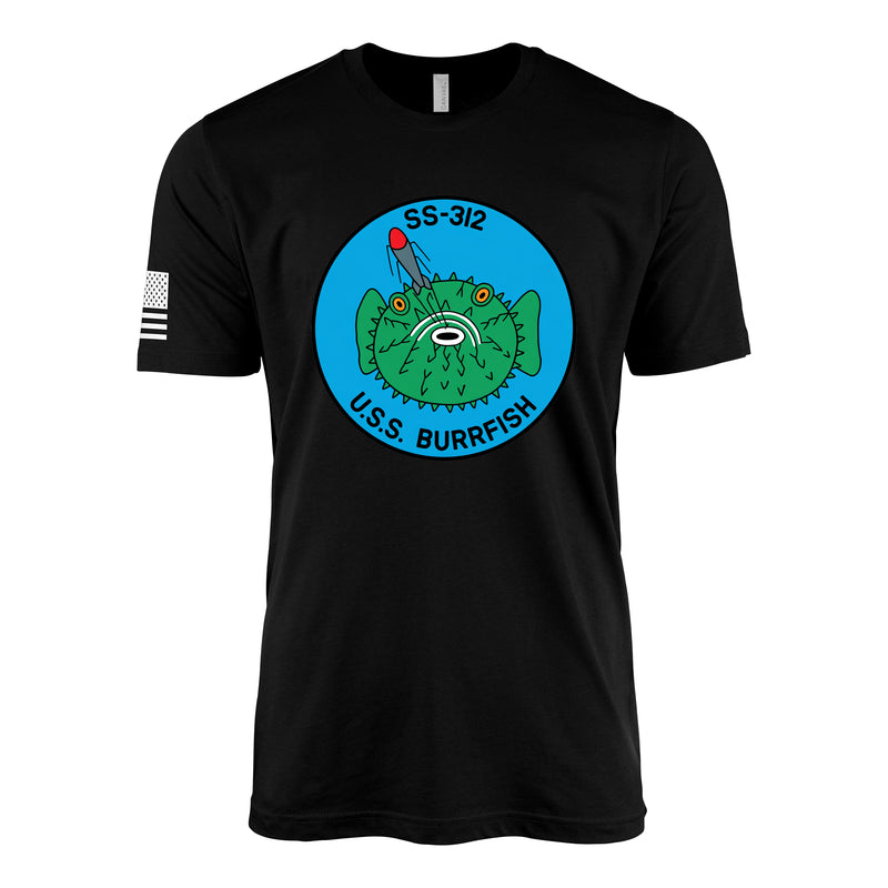 USS Burrfish (SS-312) Balao-Class Submarine T-Shirt