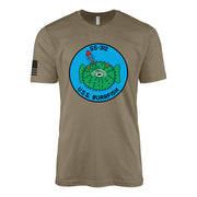 USS Burrfish (SS-312) Balao-Class Submarine T-Shirt - Coyote Brown