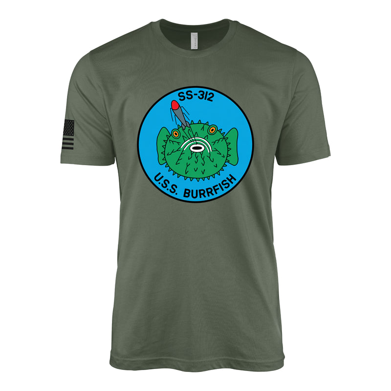 USS Burrfish (SS-312) Balao-Class Submarine T-Shirt