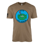 USS Burrfish (SS-312) Balao-Class Submarine T-Shirt - Woodland Brown