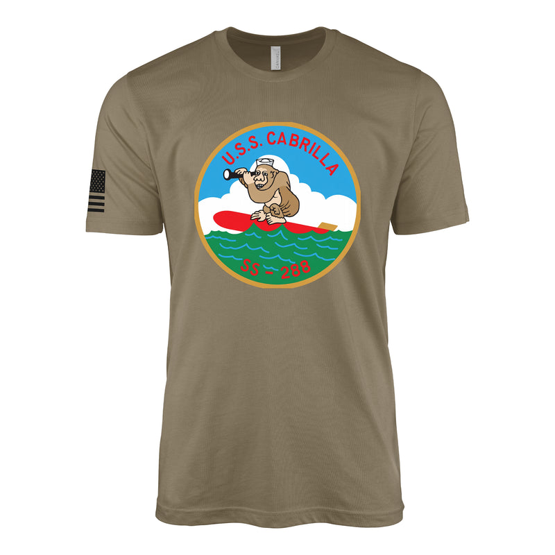 USS Cabrilla (SS-288) Balao-Class Submarine T-Shirt