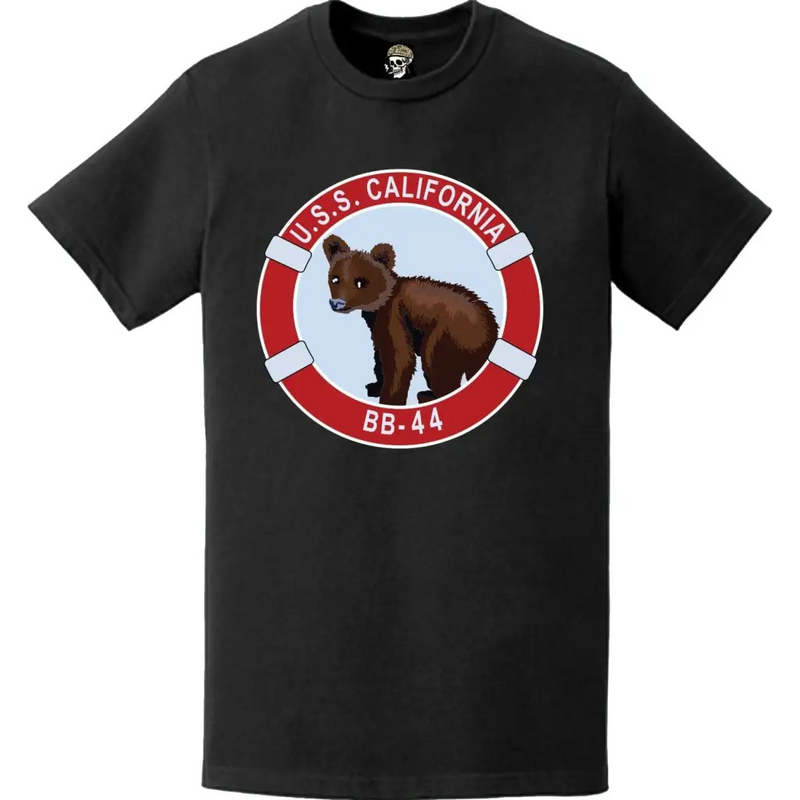 USS California (BB-44) Battleship Logo Emblem T-Shirt