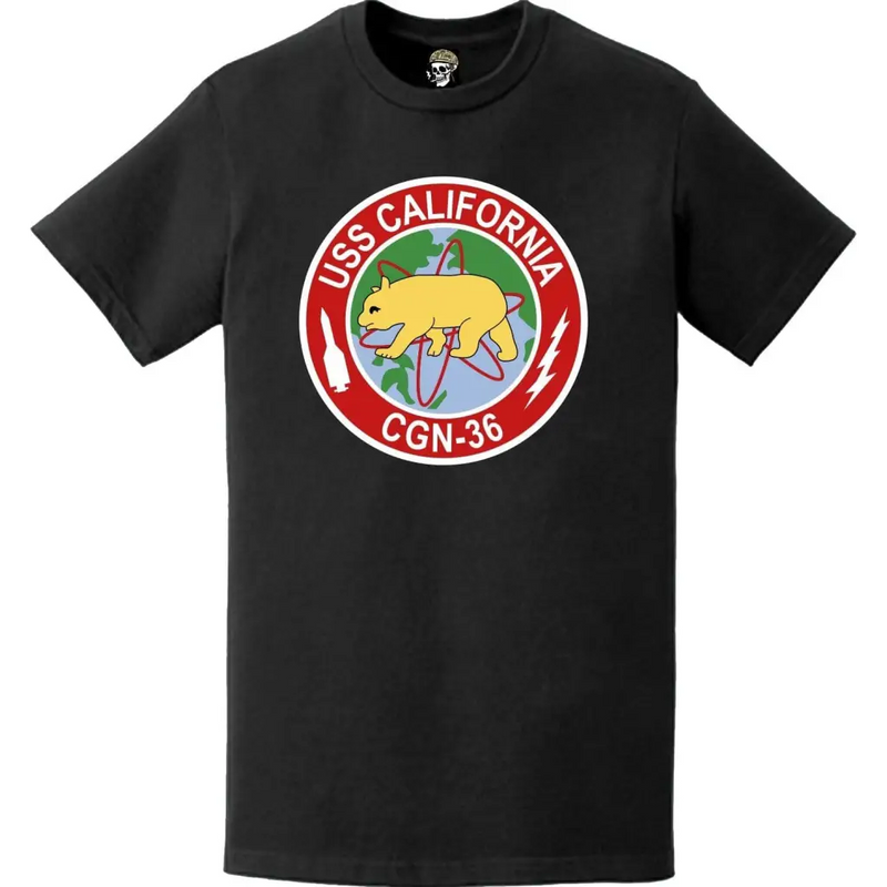 USS California (CGN-36) Ship's Crest Logo T-Shirt