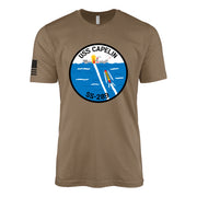 USS Capelin (SS-289) Balao-Class Submarine T-Shirt - Woodland Brown