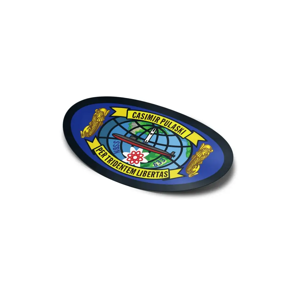 USS Casimir Pulaski (SSBN-633) Die-Cut Vinyl Sticker Decal Tactically Acquired   