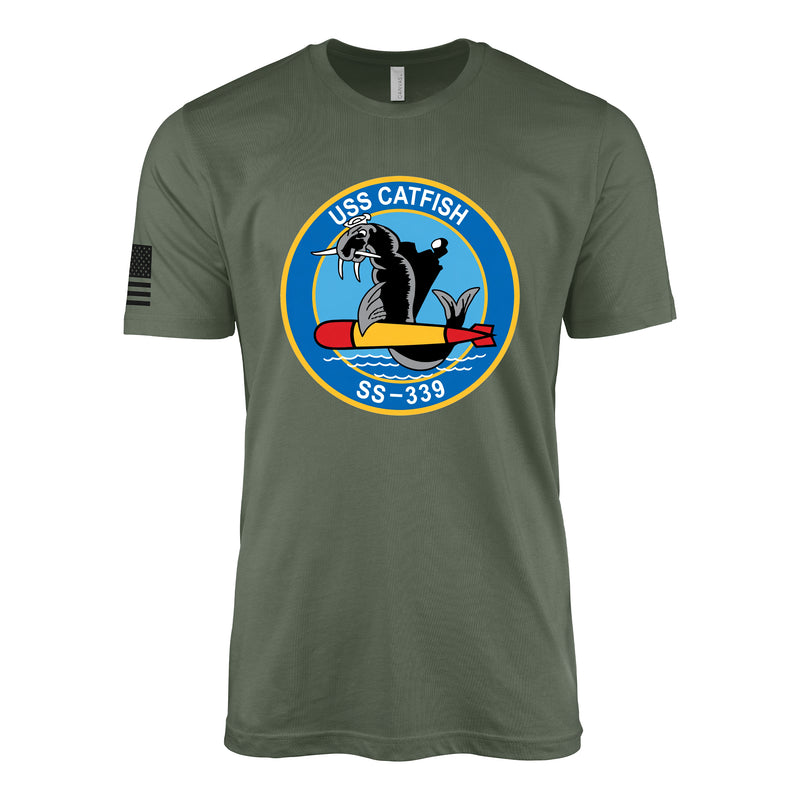 USS Catfish (SS-339) Balao-Class Submarine T-Shirt