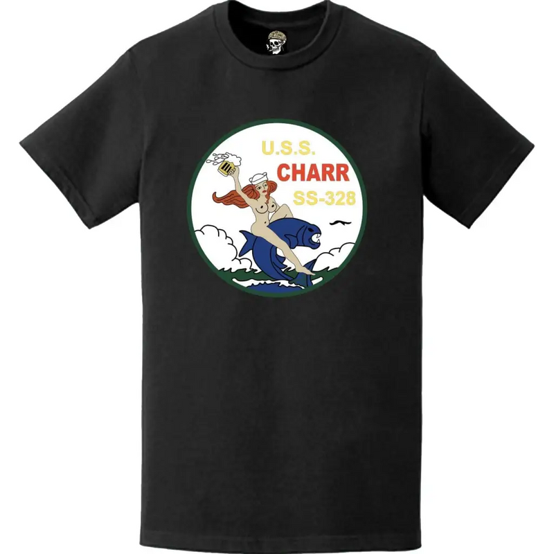 USS Charr (SS-328) Submarine Logo Emblem Crest T-Shirt