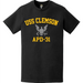 USS Clemson (APD-31) T-Shirt Tactically Acquired   