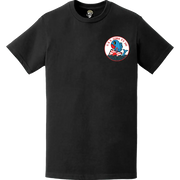 USS Cobia (SS-245) Submarine Left Chest Logo Emblem T-Shirt Tactically Acquired   