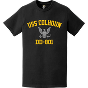 USS Colhoun (DD-801) Commemorative Logo Veteran T-Shirt Tactically Acquired   