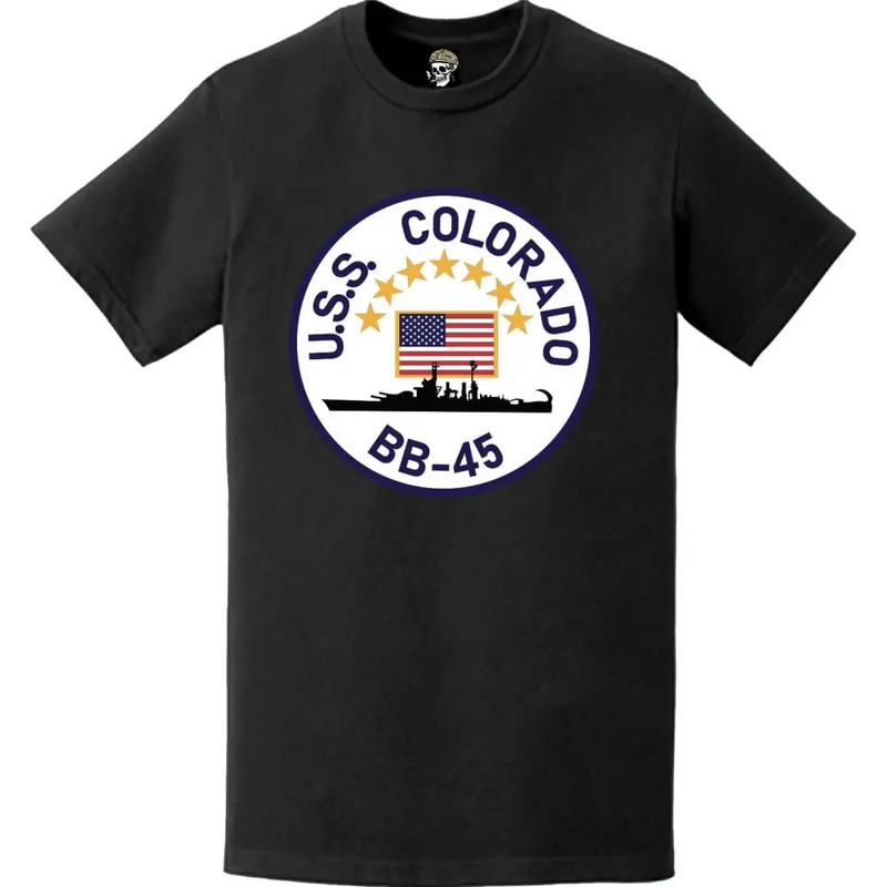 USS Colorado (BB-45) Battleship Logo Emblem T-Shirt