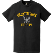USS Comte De Grasse (DD-974) Commemorative Logo Veteran T-Shirt Tactically Acquired   