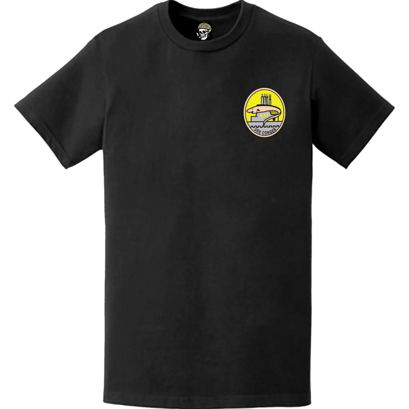 USS Conger (SS-477) Submarine Left Chest Logo Emblem T-Shirt