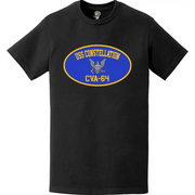 USS Constellation (CVA-64) Aircraft Carrier T-Shirt Tactically Acquired   