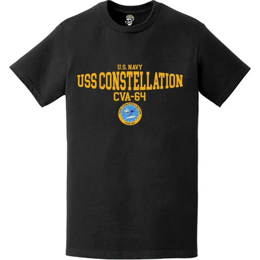 USS Constellation (CVA-64) Bulge Emblem T-Shirt Tactically Acquired   