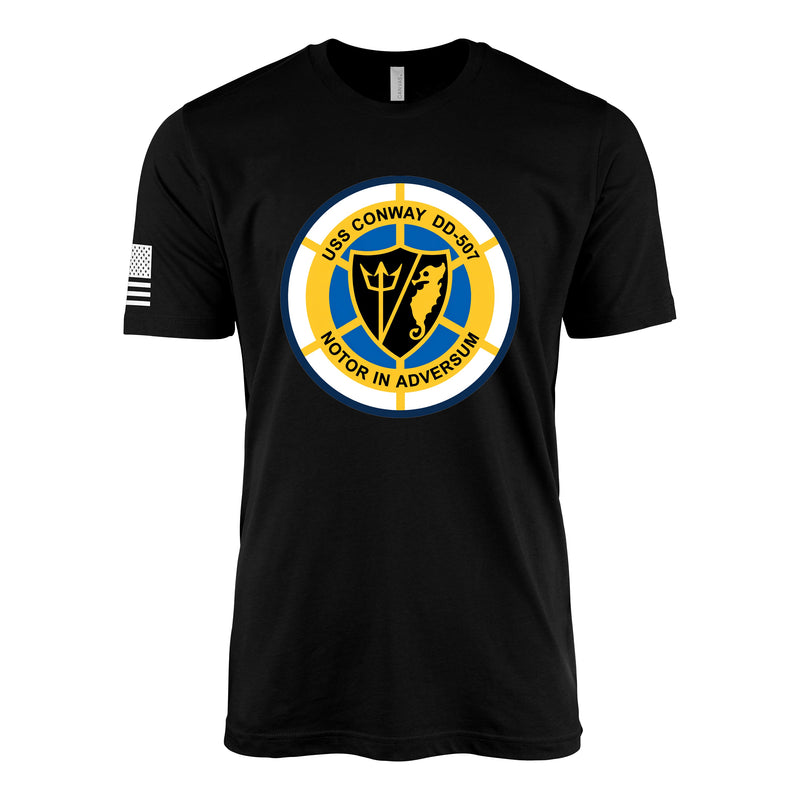 USS Conway (DD-507) Fletcher-Class Destroyer T-Shirt