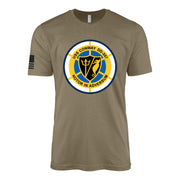 USS Conway (DD-507) Fletcher-Class Destroyer T-Shirt - Coyote Brown