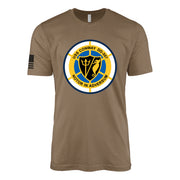 USS Conway (DD-507) Fletcher-Class Destroyer T-Shirt - Woodland Brown
