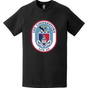 USS Cooperstown (LCS-23) Ship's Crest Logo Emblem T-Shirt Tactically Acquired   