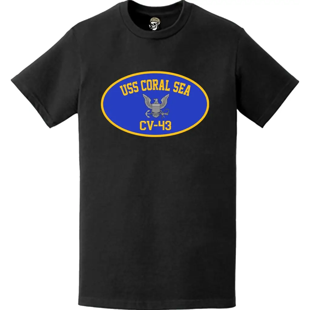 USS Coral Sea (CV-43) Aircraft Carrier T-Shirt Tactically Acquired   