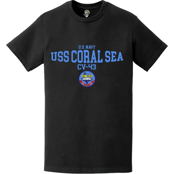 USS Coral Sea (CV-64) Bulge Emblem T-Shirt Tactically Acquired   