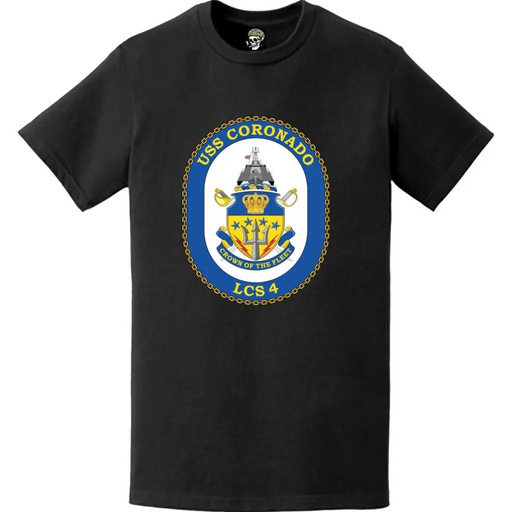 USS Coronado (LCS-4) Ship's Crest Logo Emblem T-Shirt Tactically Acquired   