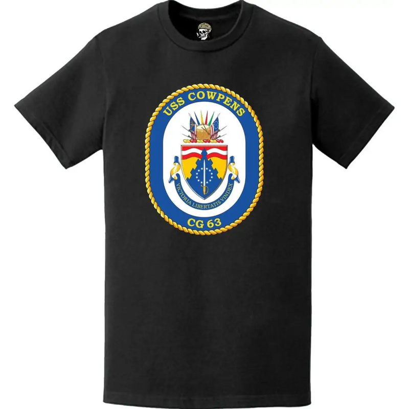 USS Cowpens (CG-63) Ship's Crest Logo T-Shirt