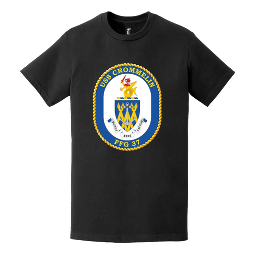 USS Crommelin (FFG-37) Logo Emblem T-Shirt Tactically Acquired   