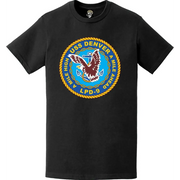 USS Denver (LPD-9) Ship's Crest Emblem T-Shirt Tactically Acquired   