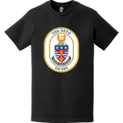 USS Deyo (DD-989) Ship's Crest Logo T-Shirt Tactically Acquired   