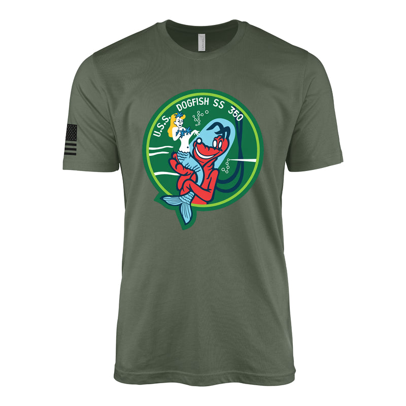 USS Dogfish (SS-350) Balao-Class Submarine T-Shirt