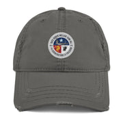 USS Doris Miller (CVN-81) Embroidered Distressed Dad Hat Tactically Acquired Charcoal Grey  