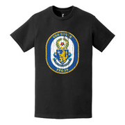 USS Doyle (FFG-39) Logo Emblem Distressed T-Shirt Tactically Acquired   