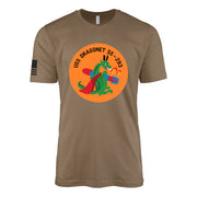 USS Dragonet (SS-293) Balao-Class Submarine T-Shirt - Woodland Brown