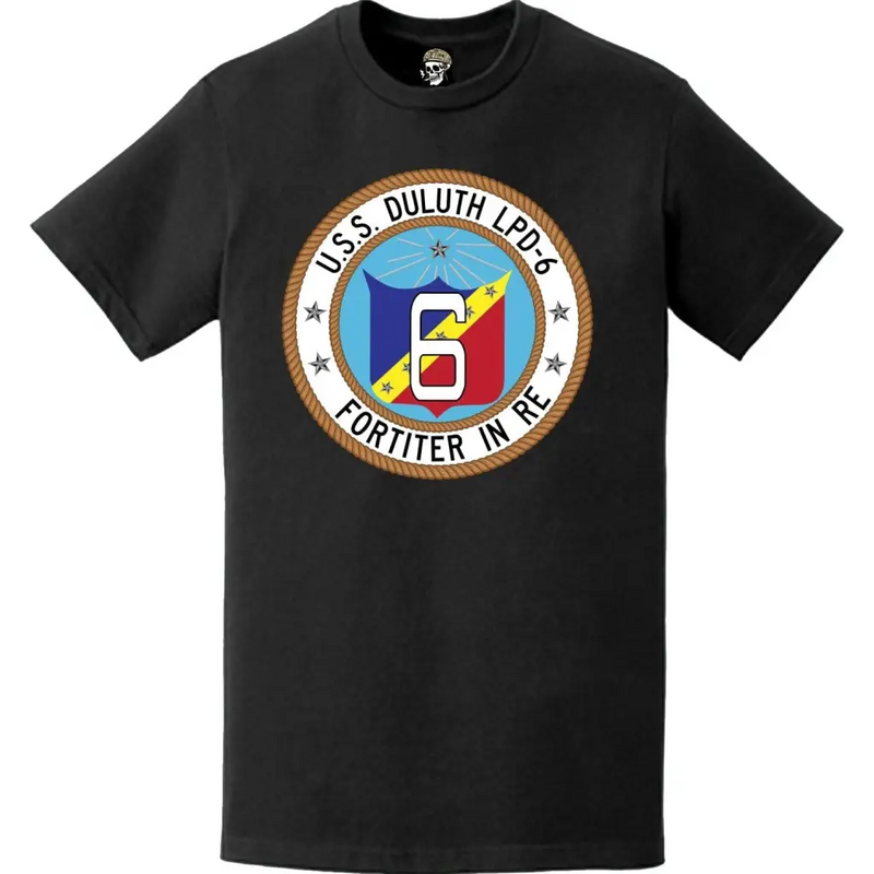 USS Duluth (LPD-6) Ship's Crest Emblem T-Shirt